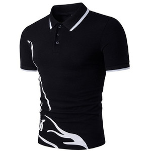 Polo 90% algodón 5% Spandex 5% seda de hielo, camiseta transpirable de secado rápido para Golf, camiseta ligera de manga corta para exteriores - Product Image 1