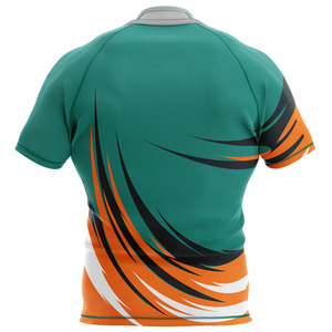 Vente en ligne - Maillot de rugby personnalisé pour homme, sans manches, respirant, à séchage rapide, en polyester - Product Image 4