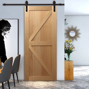 <span class=keywords><strong>Porte</strong></span> coulissante en bois <span class=keywords><strong>de</strong></span> style français avec insert en verre dépoli pratique pour l'intérieur - Product Image 2