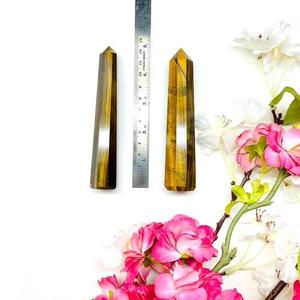 Torre de Cristal de Ojo de Tigre Natural, Obelisco Pulido para Sanación, Reiki, Chakra, Meditación, Decoración del Hogar, Piedra de Regalo - Product Image 4