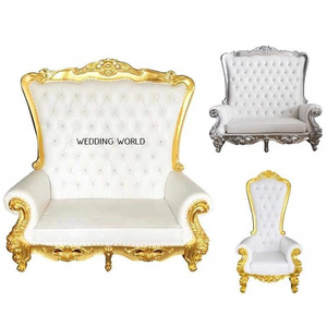 Canapé décoratif de mariage de qualité supérieure fait à la main Canapé de designer Classique Élégant Vente en gros Canapé de mariage de luxe - Product Image 3