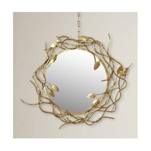 Conception de feuille or antique miroir mural - Product Image 1