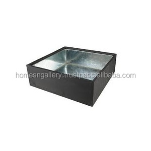 Maceta de madera Rectangular rústica para jardín y balcón, venta al por mayor - Product Image 6