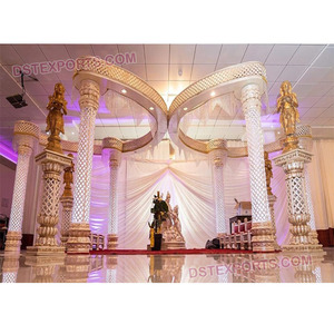 Hermosa Decoración de Cristal con Forma de Mariposa, Mandap Dinámico con Aspecto de Diamante, Mandap para Bodas Tradicionales Hindúes, Decoración de Mandap NZ - Product Image 1