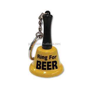 <span class=keywords><strong>Campanelle</strong></span> in Ferro Verniciato Giallo, Regali Messicani, Campanella da Cena <span class=keywords><strong>con</strong></span> Portachiavi, Souvenir di Mazatlan, Mini Campanella Portachiavi - Product Image 3