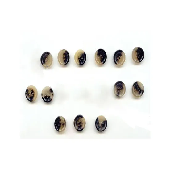 Botões acabados Feito Com Natural Animal Chifre Buffalo osso cabelo tubo grânulos em tamanhos variados para designers de jóias