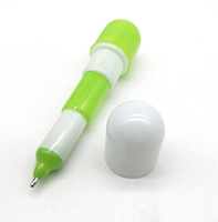 NPPL-013 Stylo bille en plastique multicolore de marque JR, style pilule, fonction extensible, mignon, option logo personnalisé, promotions