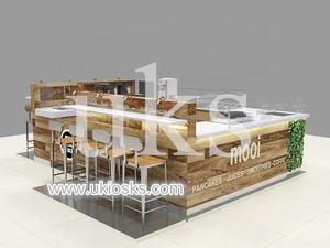 Zirip — kiosque et crêpière en bois massif personnalisé, support à gâteaux, pour les magasins de centres commerciaux - Product Image 5