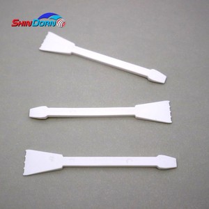 Mini plastic scraper for adhesive glue
