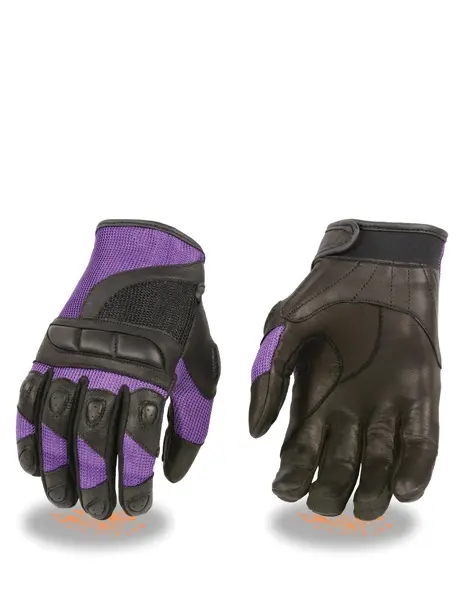 LADIES MESH LEATHER COMBO RACING GLOVE WITH PADDED Leather - Wholesale Rate - Customized - 2022 Hot selling