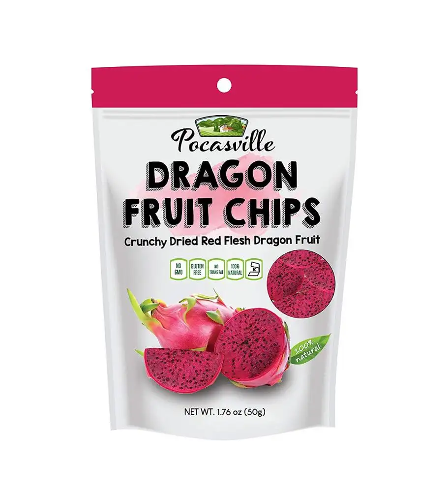 Vaccum Khô Dragon Fruit Chips Chứa Hữu Cơ Dragon Fruit <span class=keywords><strong>Chip</strong></span>