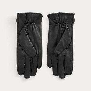 Gants de conduite en cuir PU pour hommes, nouveau,, doublure chaude, mode noir, écran tactile, meilleure qualité, vente en gros - Product Image 1