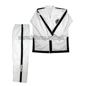 Coton Polyester ITF Taekwondo Uniforme WTF Taekwondo arts martiaux Porter - Product Image 2