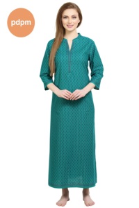 Femme chemise de nuit en coton - Product Image 4