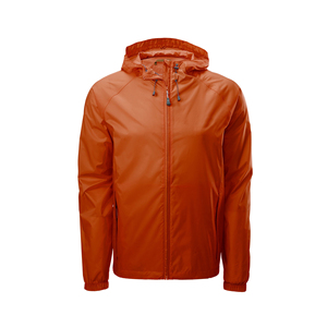 <b>Waterproof</b> Packable Hooded Rain <b>Jacket</b> Polyester Ripstop Windbreaker Reflective Trim Zipper Pockets Hiking Outdoor All Seasons - Product Image 4