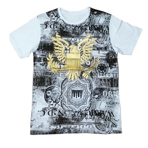 Camisetas estampadas de cuello redondo para hombre, 100% algodón, nuevo diseño a la moda, venta al por mayor - Product Image 1
