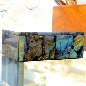 Madagascar Labradorite Slab <b>Large</b> Natural Stone Free Form Gemstone Multi Color Bulk Wholesale Supplier <b>Gift</b> <b>Box</b> Packaging Item - Product Image 2