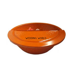 Bol de pédicure martelé en cuivre forme ronde taille personnalisée bol de Spa en gros bol de pédicure en cuivre classique élégant en gros - Product Image 5