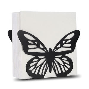 Servilletero de hierro forjado Dispensador de pañuelos Servilletero para mesas - Product Image 4