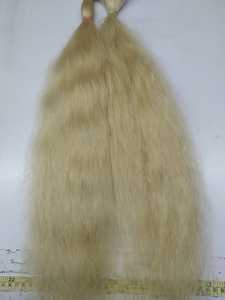 ผมอินเดียสีบลอนด์ 613 แบบเป็นมัดสำหรับทำวิกผมหางม้า สีบลอนด์เทา จัดเรียงเกล็ดผม แบบเรมี่ พร้อมตัวอย่างผมบริสุทธิ์ฟรี  แบบปิดผมด้านหน้า - Product Image 3