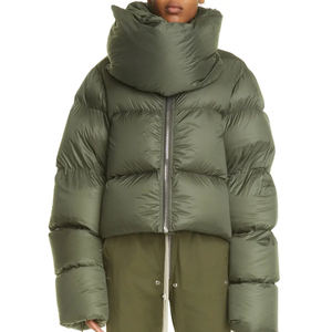 เสื้อแจ็กเก็ตขนเป็ดสำหรับผู้หญิงเสื้อผ้าฤดูหนาวแขนยาวมีซิปหนาอบอุ่น - Product Image 1