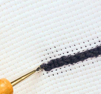 Meilleure qualité moines tissu touffetage tissu poinçon aiguille cadre tissu panier tissage 100% coton tissu réutilisable durable confortable