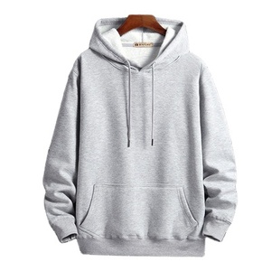 Sweat-shirt à capuche pour hommes, couleur unie, teint uni, OEM, vente en gros, prix bon marché, Export, qualité, Logo personnalisé - Product Image 6