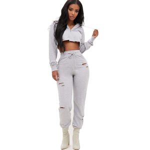 ร้อนขายผู้หญิง Tracksuits ในทุกสีที่มีหมวกพืช/โลโก้ที่กำหนดเองพิมพ์สำหรับขาย - Product Image 1