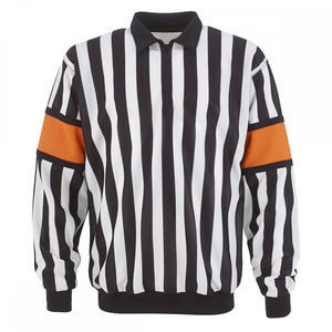 Uniforme de sublimación de camiseta de árbitro de hockey sobre hielo a rayas blancas y negras para hombres personalizados para jugadores de hockey sobre hielo - Product Image 2