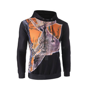 Sweat à capuche pour homme de haute qualité Logo personnalisé Léger Coton/Polyester Sublimation Design Col à capuche doublé Tricoté Casual XS - Product Image 2