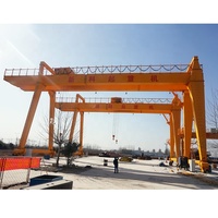 Grue à portique à double poutre mobile électrique OEM 50t Chine