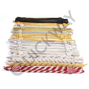 Cordón de tapa de seda hecho a medida, cordón de tapa de alambre de lingotes dorados, cordones de tapa de uniforme hechos en Pakistán - Product Image 2