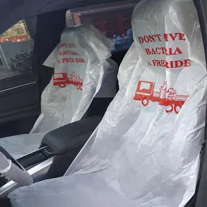 Car Seat Disposable Covers Universal Disposable Clear Plastic Seat Covers For Cars Repair And Maintenance Waterproof Car Protection Kit Of Car Seat Cover