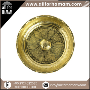 Cuenco de hammam turco tradicional de Color latón Natural ecológico de calidad superior cuencos de baño elegantes para baño de Hotel familiar - Product Image 6
