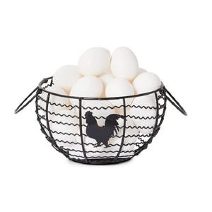Cestas de huevos de diseño único en hierro Color negro Tamaño y forma personalizados Estante de huevos para accesorios de cocina - Product Image 6