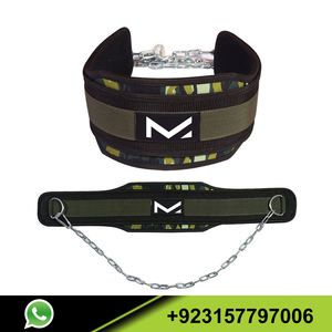 Cinturones de inmersión Premium de Fitness con cadena de Metal pesado de 30 ", cinturón de tracción, cinturón de peso para salsas y mentón, productos de gimnasio con logotipo personalizado - Product Image 6