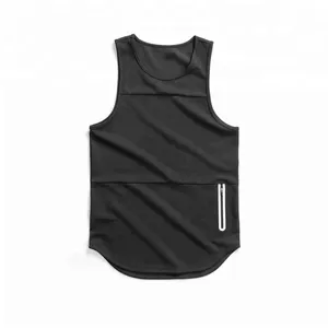 Camiseta sin mangas de verano con cuello en V para hombre, camiseta transpirable de secado rápido para entrenamiento físico, camiseta de gimnasio, estilo informal - Product Image 1