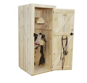 Armoire de selle à porte unique pour hommes, 2 supports de siège - Product Image 3