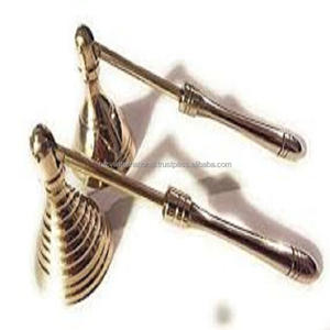 Elegant Brass Metal <b>Candle</b> Snuffer <b>Holder</b> and <b>Lantern</b> for Home Decoration for Easter and Jar <b>Candles</b> - Product Image 1