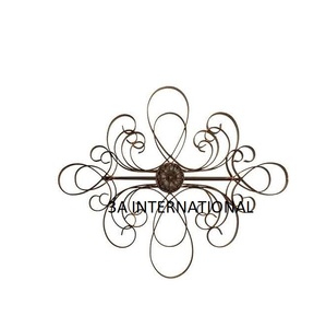 Art mural Décoration Salon et Salon Arts muraux Ensemble de deux Art mural de luxe antique Design en métal marron Fer à repasser Intérieur - Product Image 2