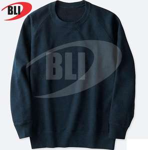 Meilleure qualité à manches longues 100% coton polaire sweat-shirts col rond Streetwear saison d'hiver pull à épaules tombantes pour hommes - Product Image 4