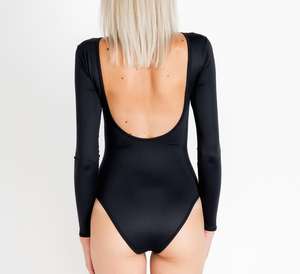 บอดี้สูทเชียบัตเตอร์สีดำ - Product Image 2