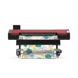 CMYK Mesin Cetak Kain Format Besar Printer Sublimasi 3d Dijual 4Head Dye Printer Sublimasi