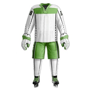 ที่กำหนดเองที่มีคุณภาพสูงวิทยาลัยเครื่องแบบฮ็อกกี้น้ำแข็งสองด้านเครื่องแบบอย่างเต็มที่ - Product Image 6