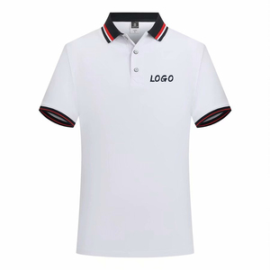 Vente en gros T-shirts vierges OEM haute qualité 100% coton classique pour polo T-shirts pour hommes tissu jersey style golf - Product Image 2