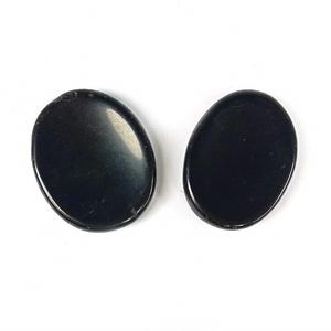 Pierre d'inquiétude de pouce de tourmaline noire cristal poli pour la mise à la terre et la compensation d'énergie négative - Product Image 2