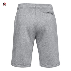 Shorts personnalisés en coton polaire pour hommes, Service OEM, pour Fitness, Jogging, vente en gros, impression/broderie de Logo, bon marché, nouvelle collection, 2020 - Product Image 2