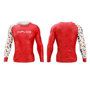 BJJ MMA JUDO NO GI Rash Guard personalizado para correr gimnasio karate wresling Rash Guard Fabricantes Silicon Printed Rash Guard - Product Image 3