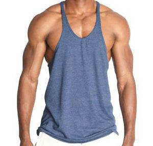 Camisetas sin mangas OEM para hombre, ropa deportiva para gimnasio, culturismo, Fitness, moda personalizada, algodón, LICRA - Product Image 2