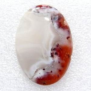 Cabochon uni de forme ovale en pierres précieuses en vrac d'agate marocaine de haute qualité pour la fabrication de bijoux bonne pierre naturelle au prix de gros - Product Image 1